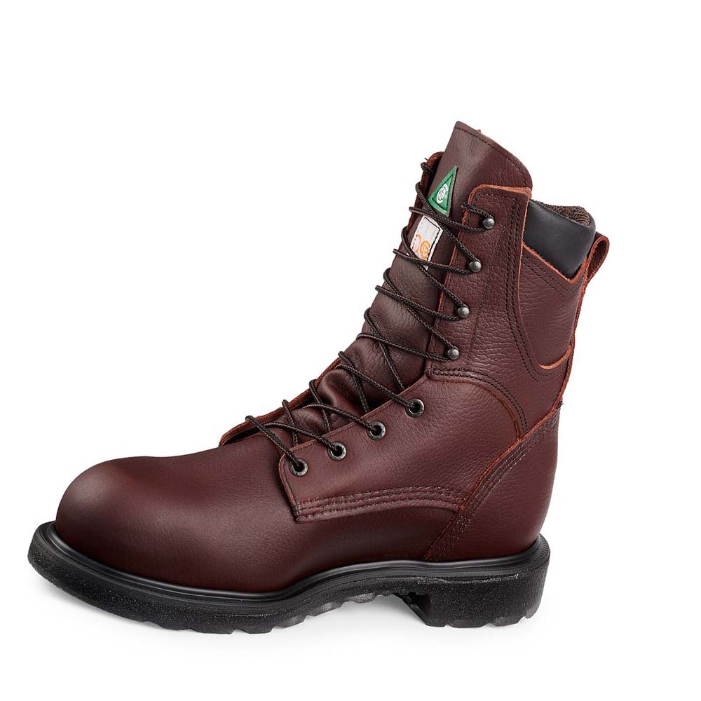 Red Wing SuperSole® 2.0 8-inch CSA Safety Toe Men's Waterproof Boots Burgundy | ZA 368OKI